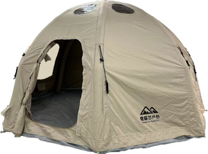 Aosener tente de Camping extérieure familiale imperméable à l'eau tissu Oxford Polyester coton tente gonflable à Air